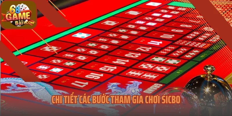 Chi tiết các bước tham gia chơi Sicbo