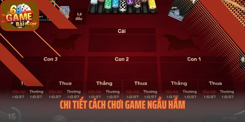 Chi tiết cách chơi game Ngầu hầm