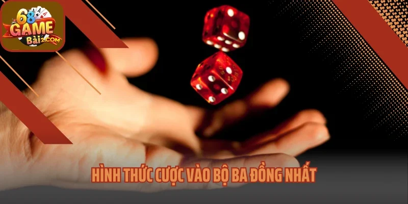 Hình thức cược vào bộ ba đồng nhất
