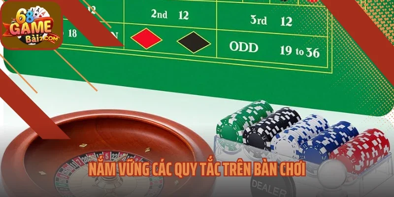 Nắm vững các quy tắc trên bàn chơi